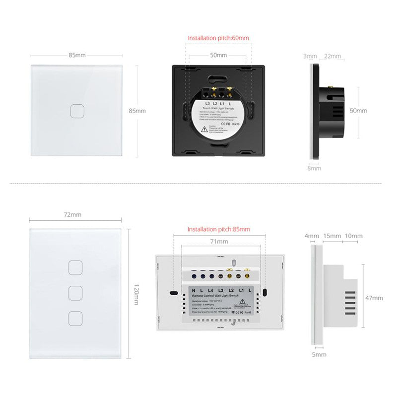 Wall Touch Panel Smart Wifi Remote Control