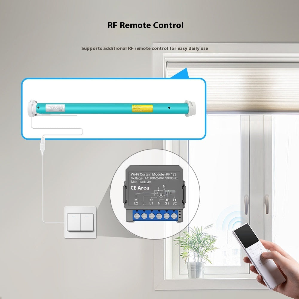 Smart WiFi Curtain Breaker Shutter Smart Module